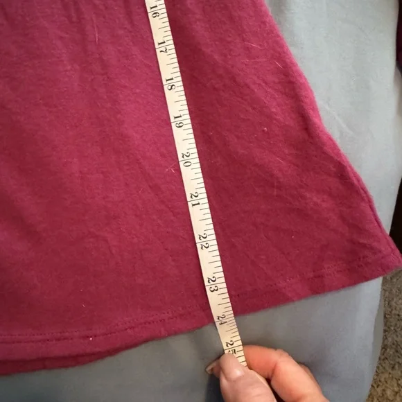 NWT Taylor Swift Burgundy Long Sleeve Crew Long Sleeve Shirt - Picture 7 of 7